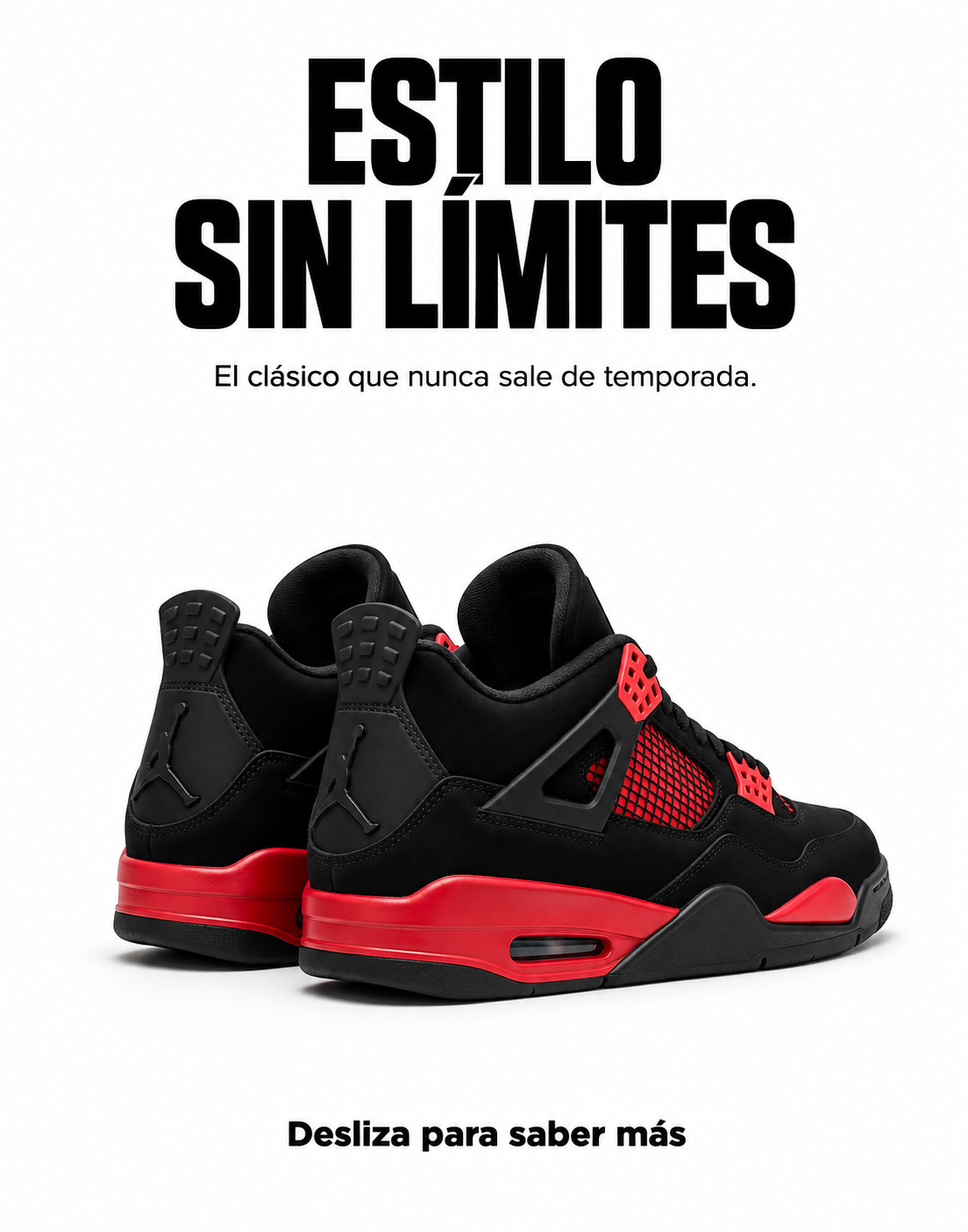 AJ. RETRO 4 UNISEX [EDICIÓN LIMITADA]